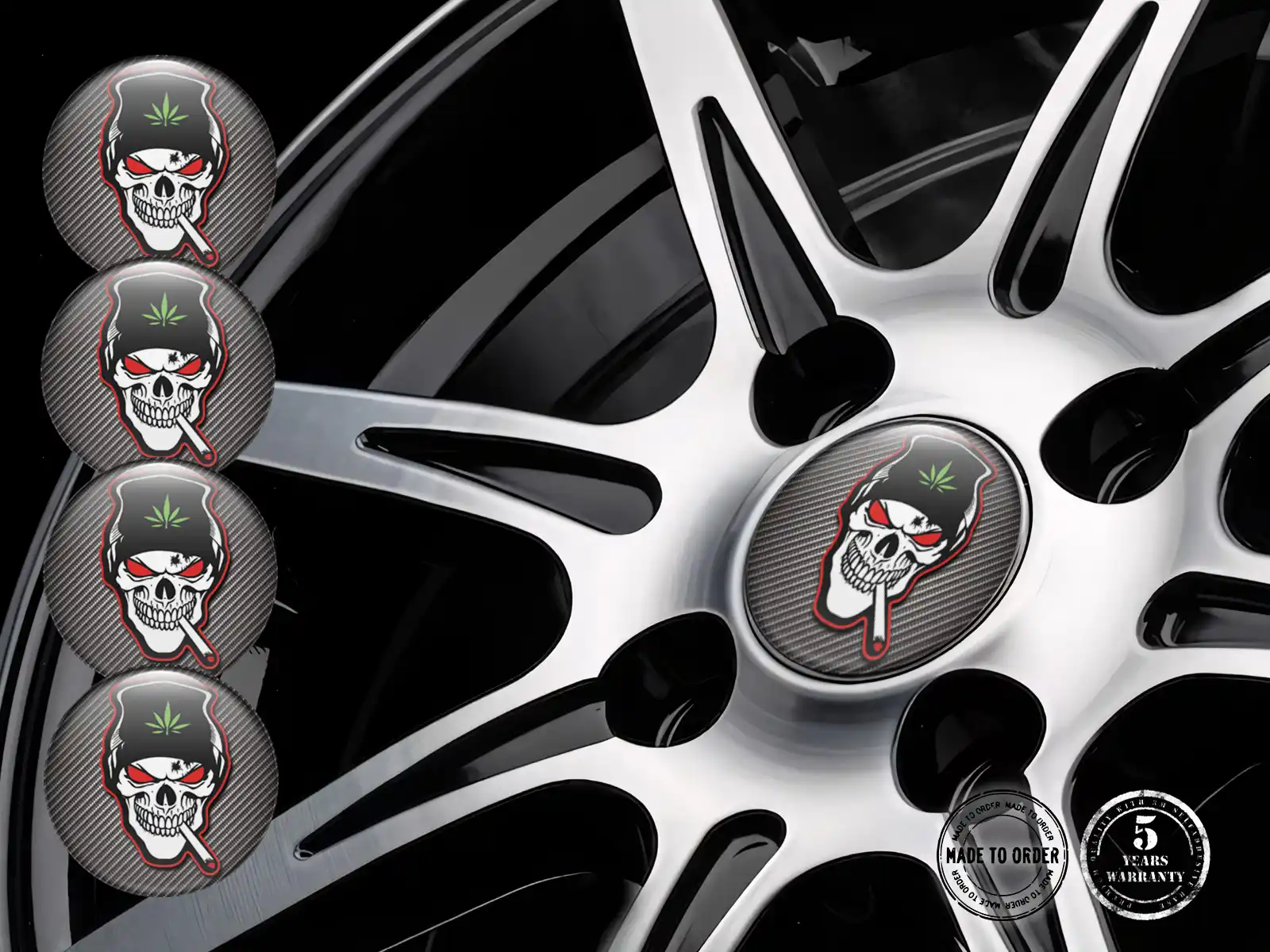 Rim stickers Racing Edition High Quality Dome Badges